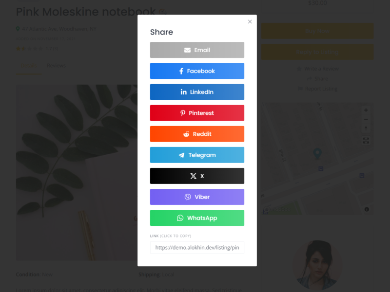 Social Sharing for HivePress